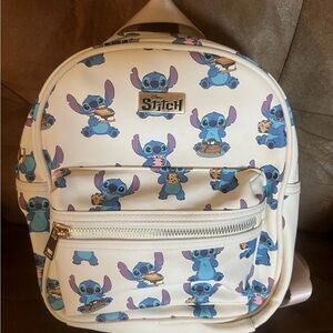 Disney Stitch Backpack - White and Purple